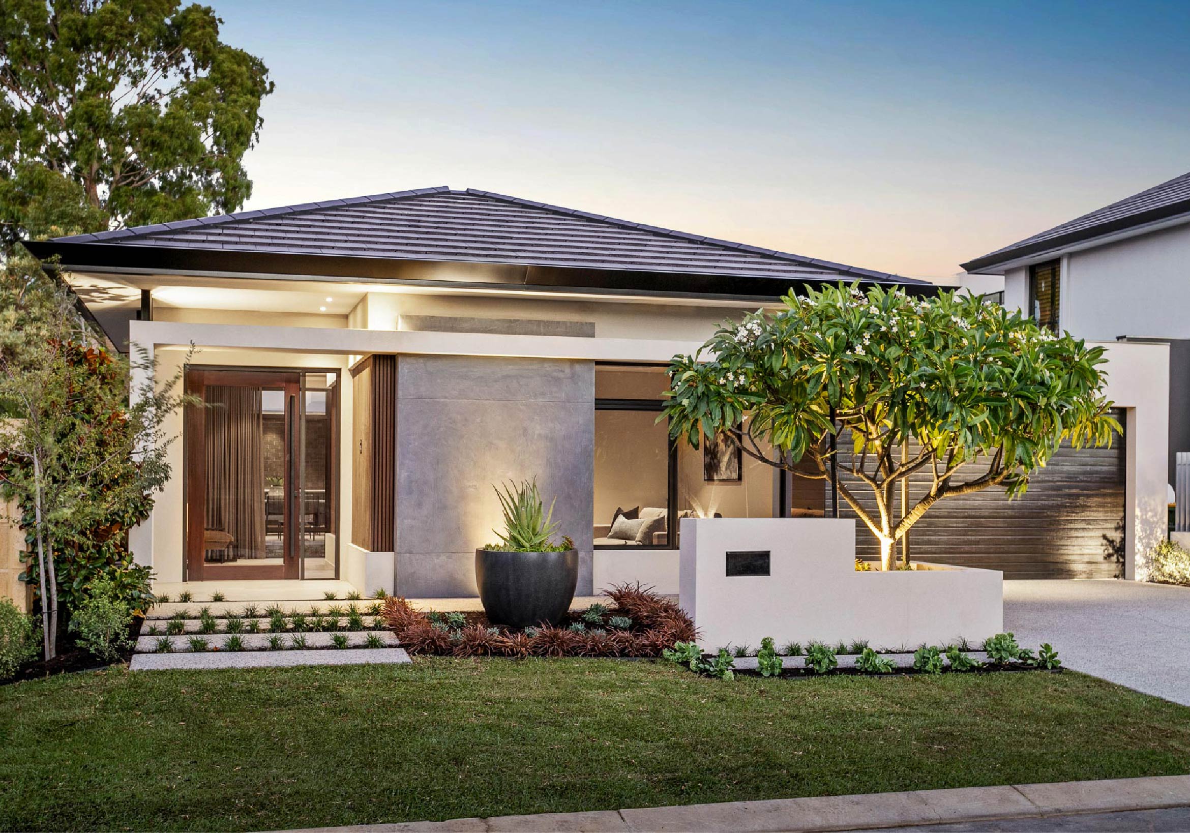 Salter Point - Radiant Lighting - House Front