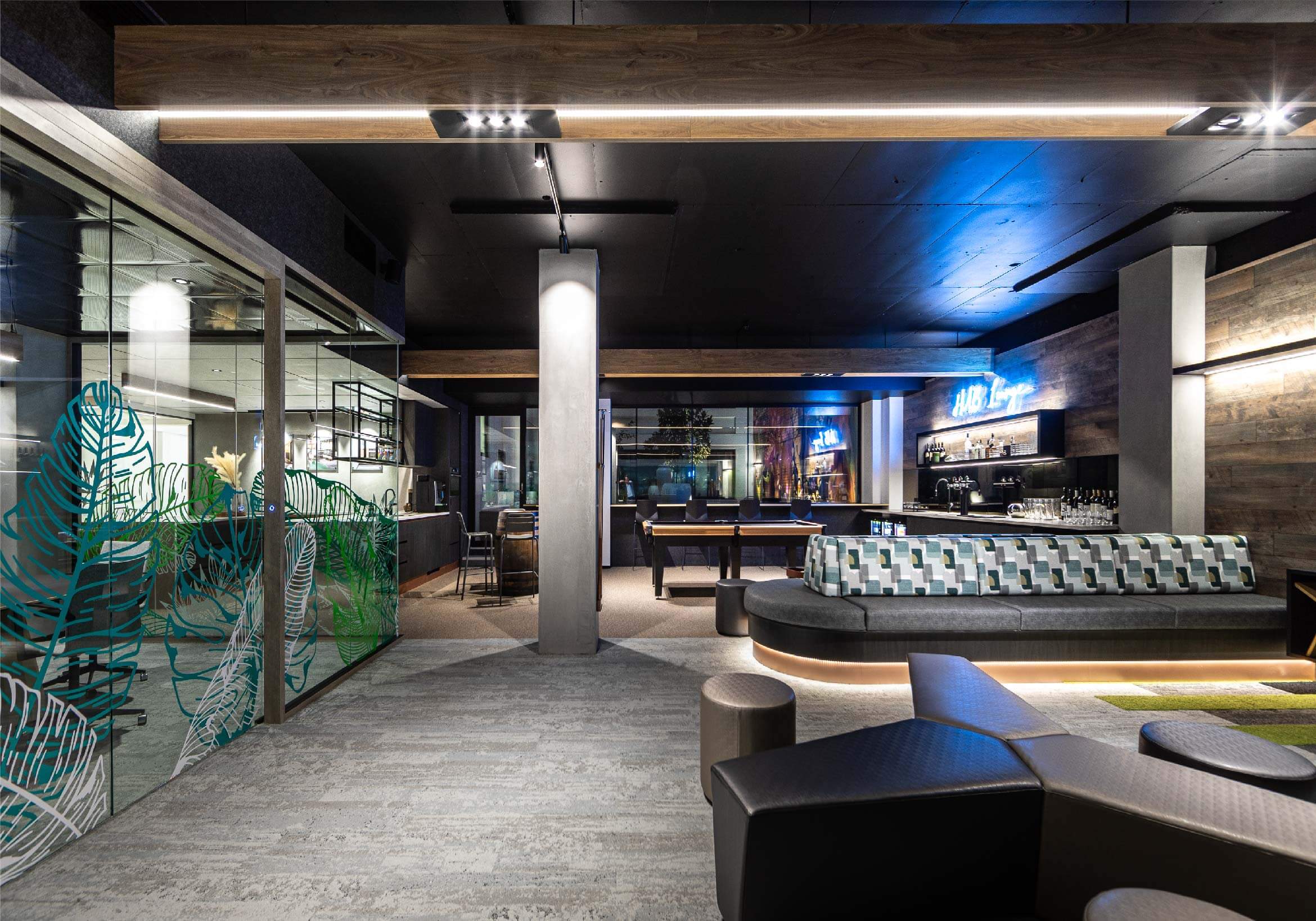 Radiant Lighting Hub Interiors HQ