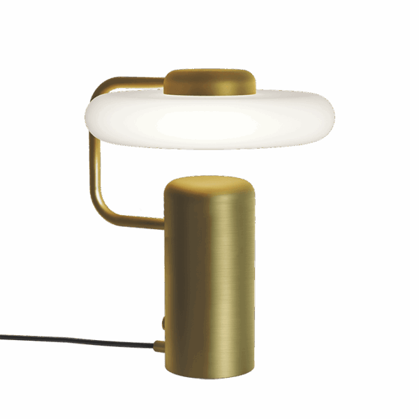 Tratto Table - kdln tratto table brass finishing - Radiant Lighting