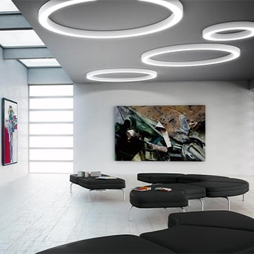 Silver Ring Ceiling