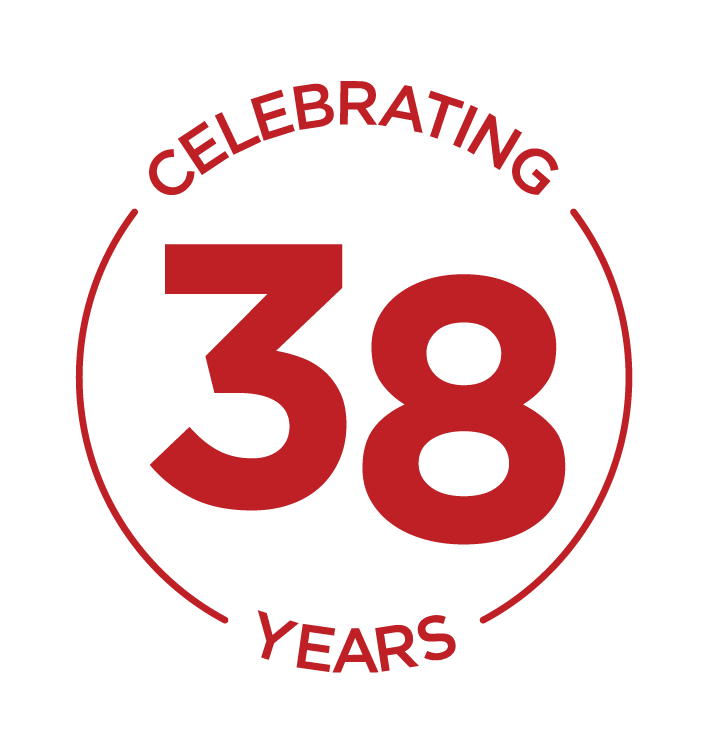 Legacy - 38Years Logo Red - Radiant Lighting